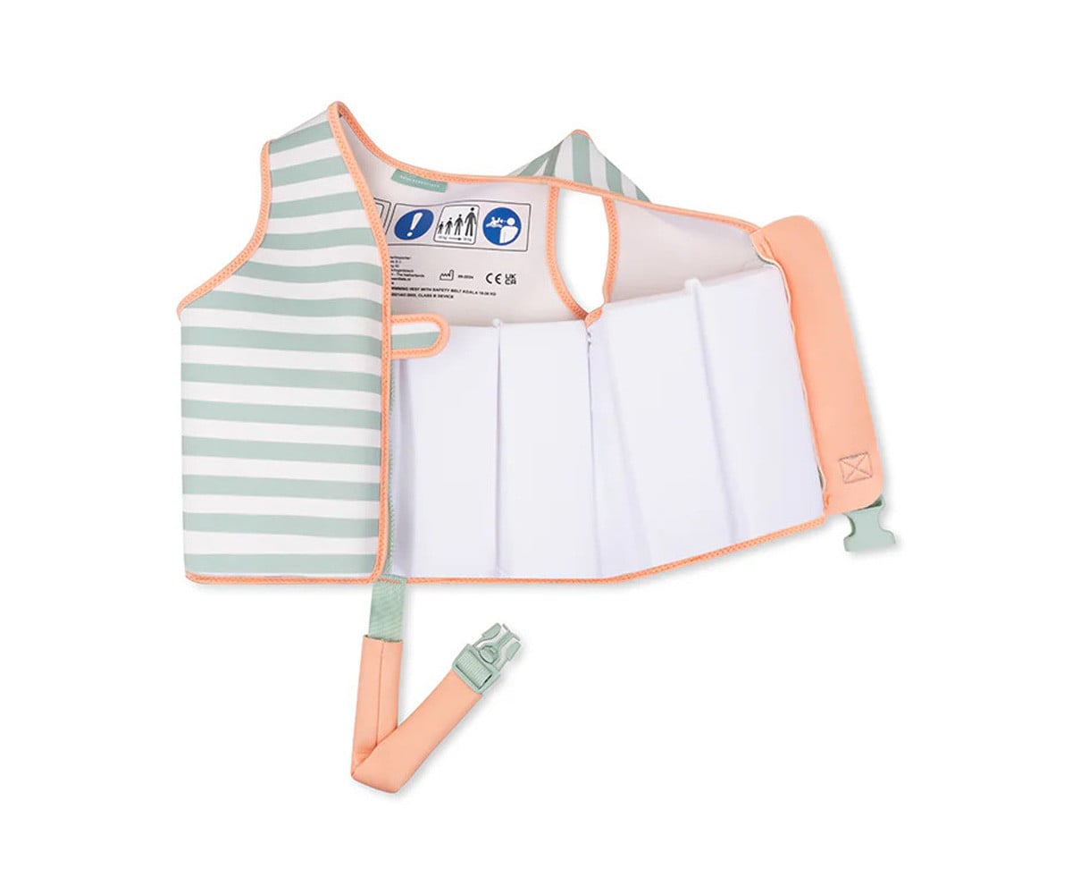 Floating Jacket  Stripes Green/White 3-6 years