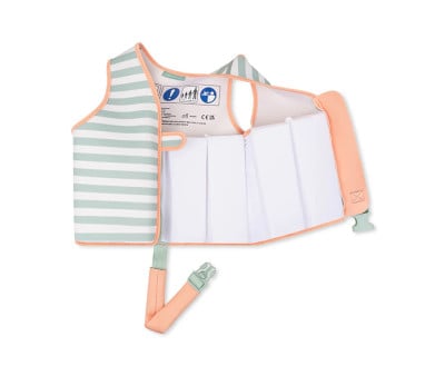Floating Jacket  Stripes Green/White 3-6 years