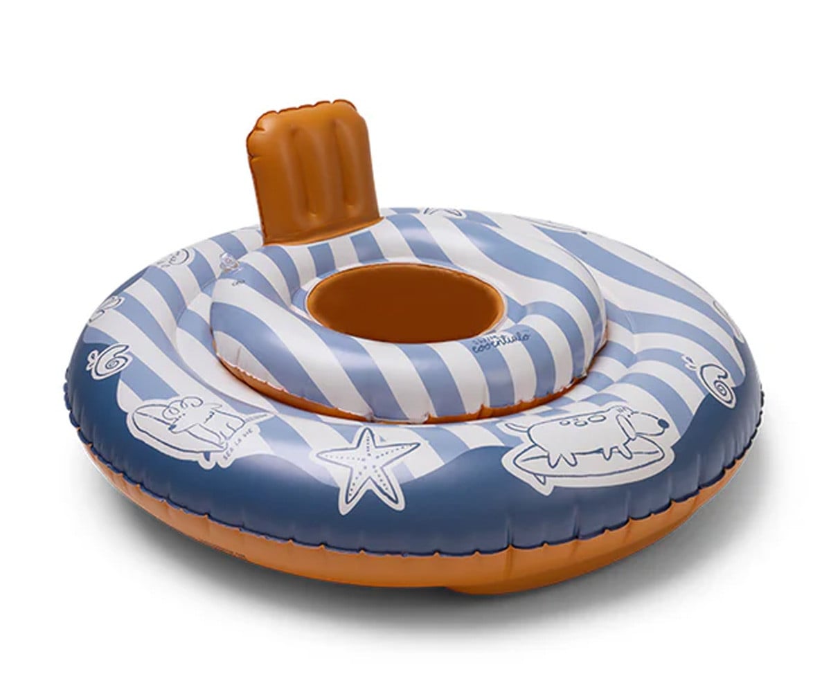Flotador Baby Surfer Dog Blue