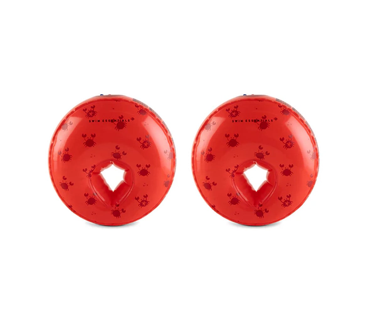 Manguitos Foam Crabby Red 1-6años
