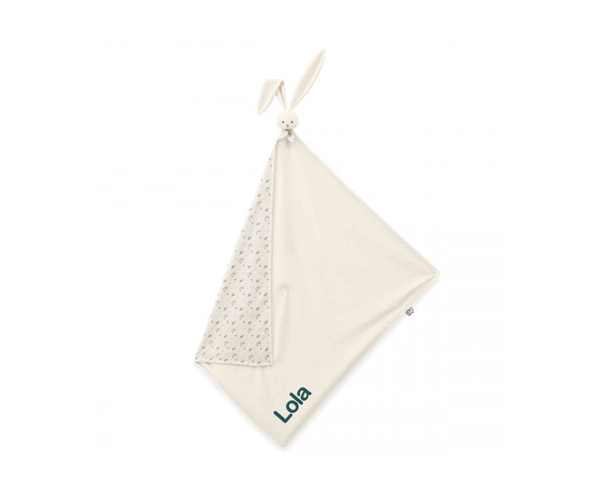 Manta de Peluche Conejito Crema