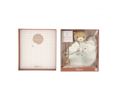 Caja Regalo Doudou, Llamador de Ángeles y Osito