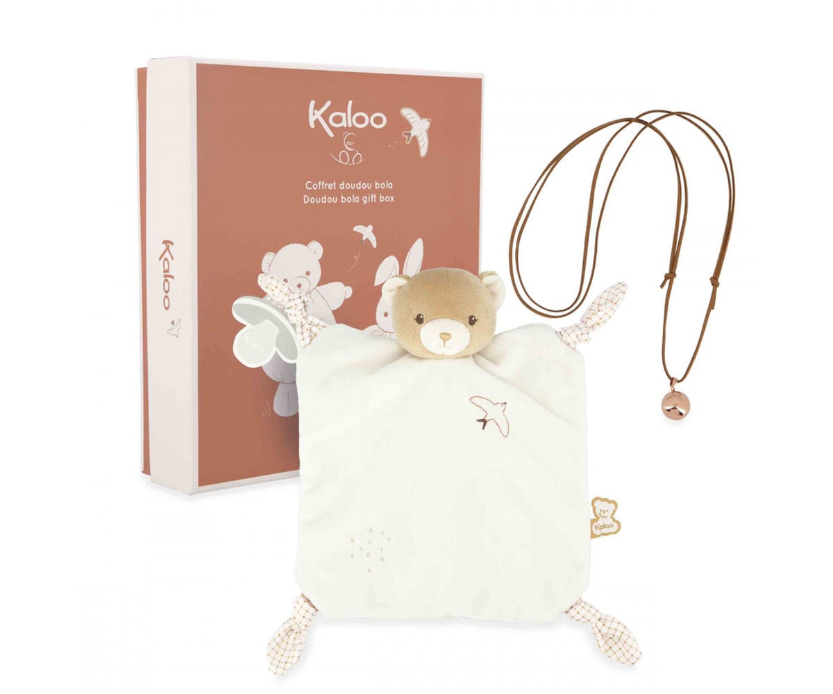 Caja Regalo Doudou, Llamador de Ángeles y Osito
