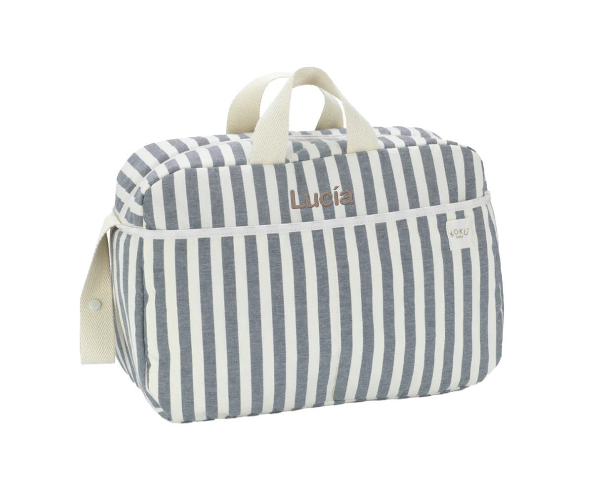 Borsa Passeggino Stripe Navy Blue