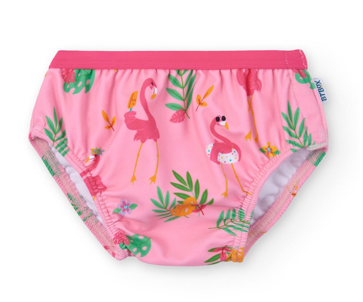 Maillot de Bain Couche Flamingos