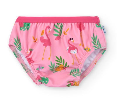 Bañador Pañal Flamingos