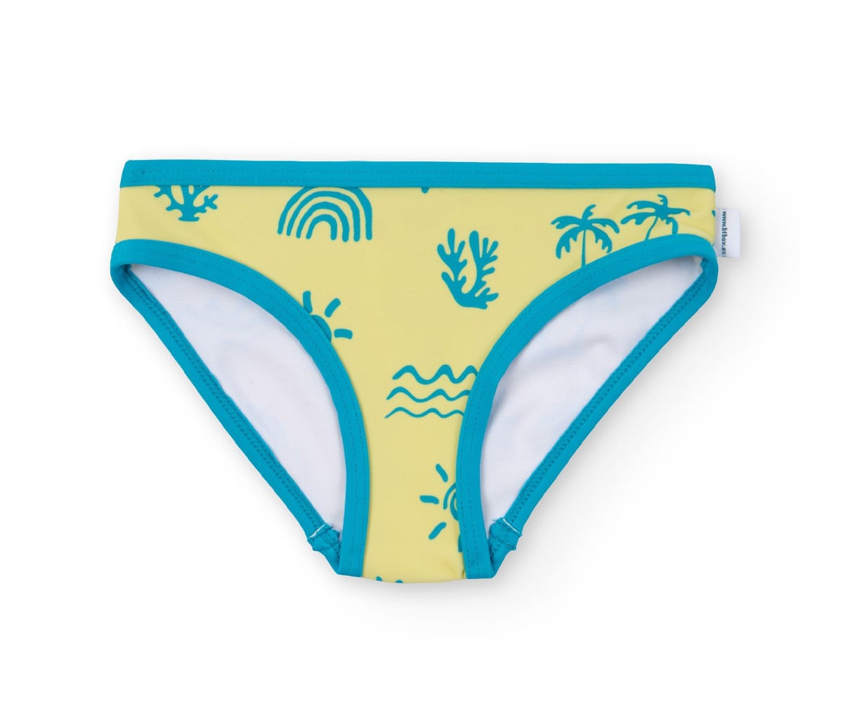 Braga Bikini Protección Solar Neon Palms