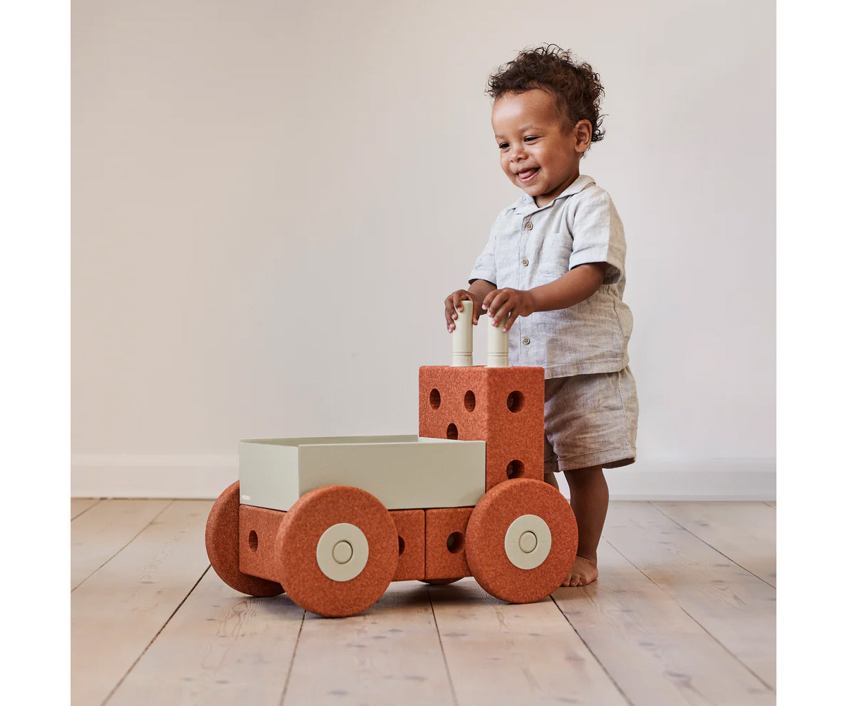Kit de Construction 3-en-1 Baby Walker Orange/Dusty Green