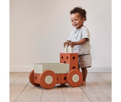 Kit de Construction 3-en-1 Baby Walker Orange/Dusty Green
