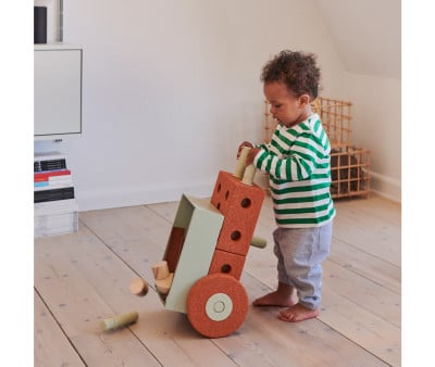 Kit de Construction 3-en-1 Baby Walker Orange/Dusty Green