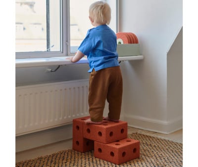 Kit de Construction 3-en-1 Baby Walker Orange/Dusty Green