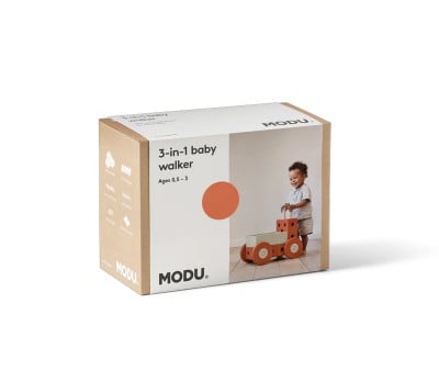 Kit de Construction 3-en-1 Baby Walker Orange/Dusty Green