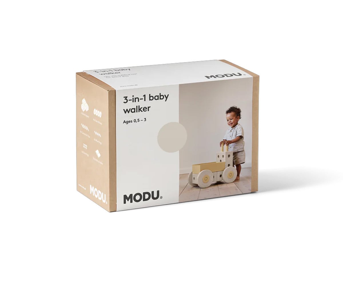 Kit de Construction 3-en-1 Baby Walker Sand Grey/Honey Yellow