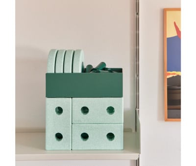 Kit de Construction 3-en-1 Baby Walker Ocean Mint/Forest Green