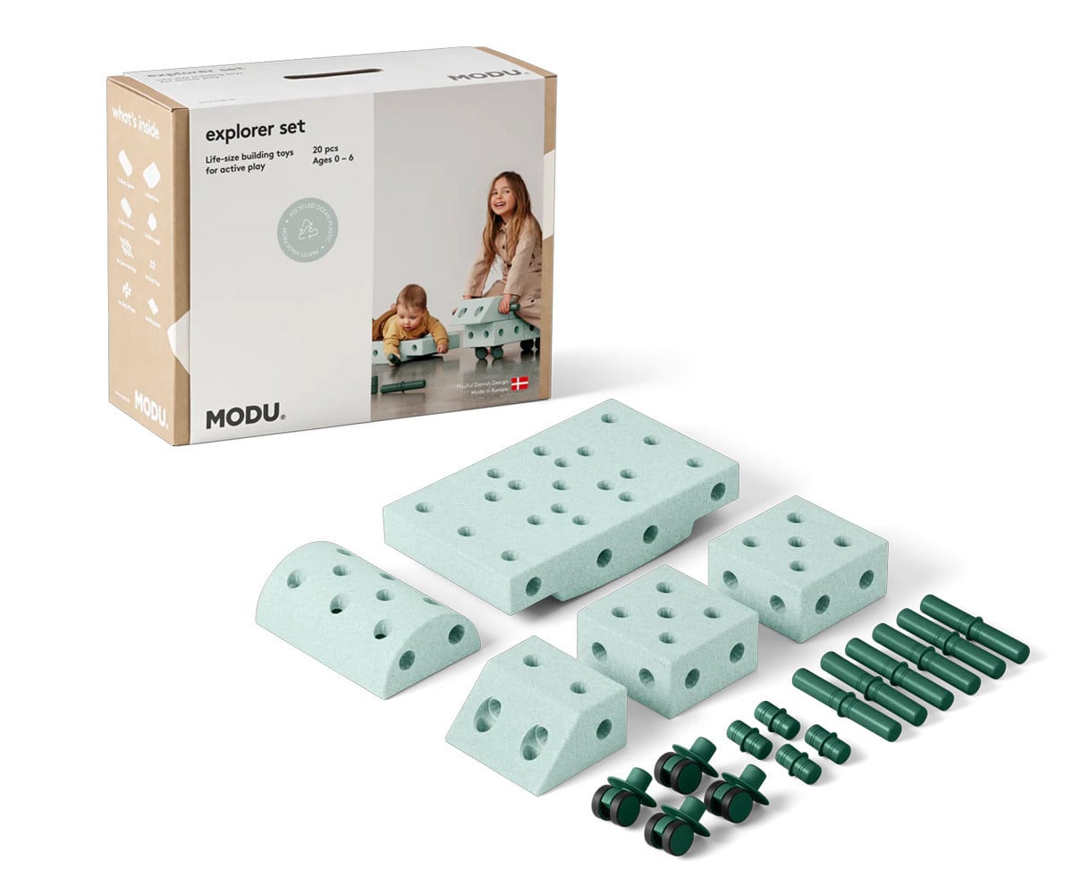 Kit Construcción Explorer Set Ocean Mint/Forest Green