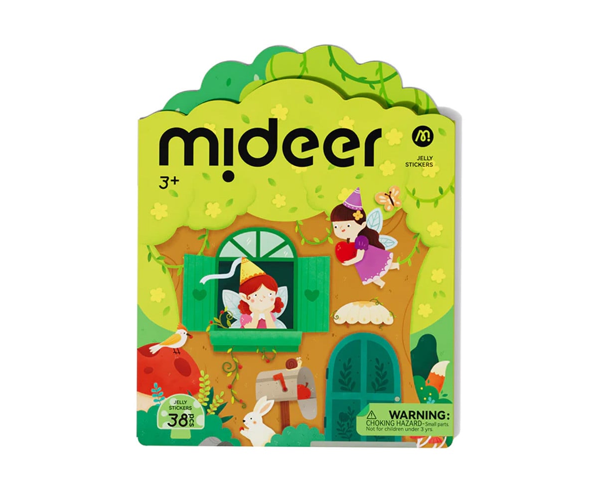 Set de Pegatinas de Gel Reutilizables Mideer Animales