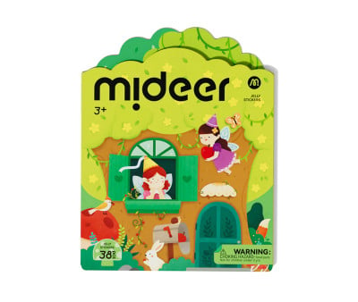 Set di Sticker Jelly Riutilizzabili Mideer Bustling Animal Town