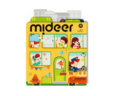 Set di Sticker Jelly Riutilizzabili Mideer Busy Busy Traffic City