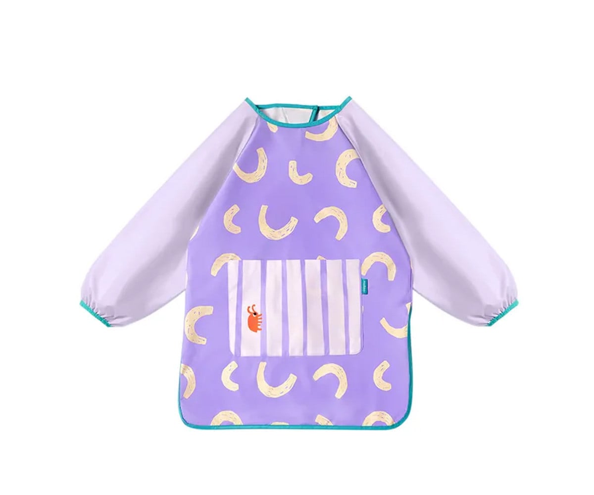 Child's Waterproof Painting Apron Purple