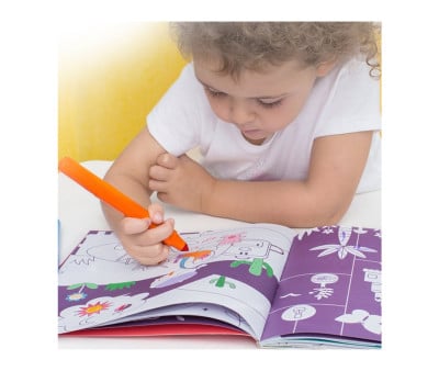 Livro para colorir Pink Bubble Party