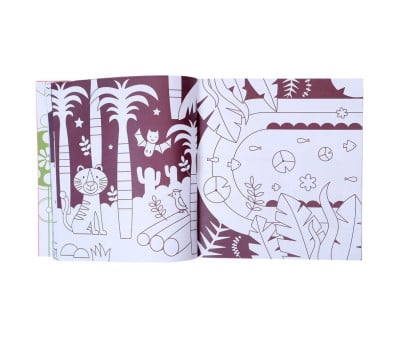 Livro para colorir Pink Bubble Party