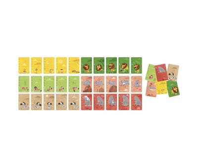 Juego de Cartas Animales de la Sabana