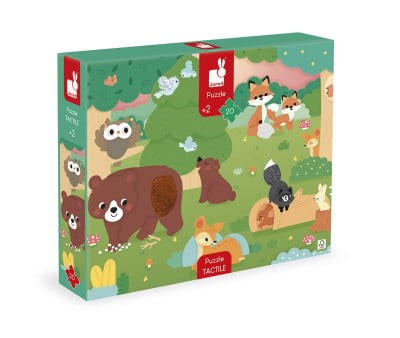 Puzzle Tattile La Foresta 20 pezzi 