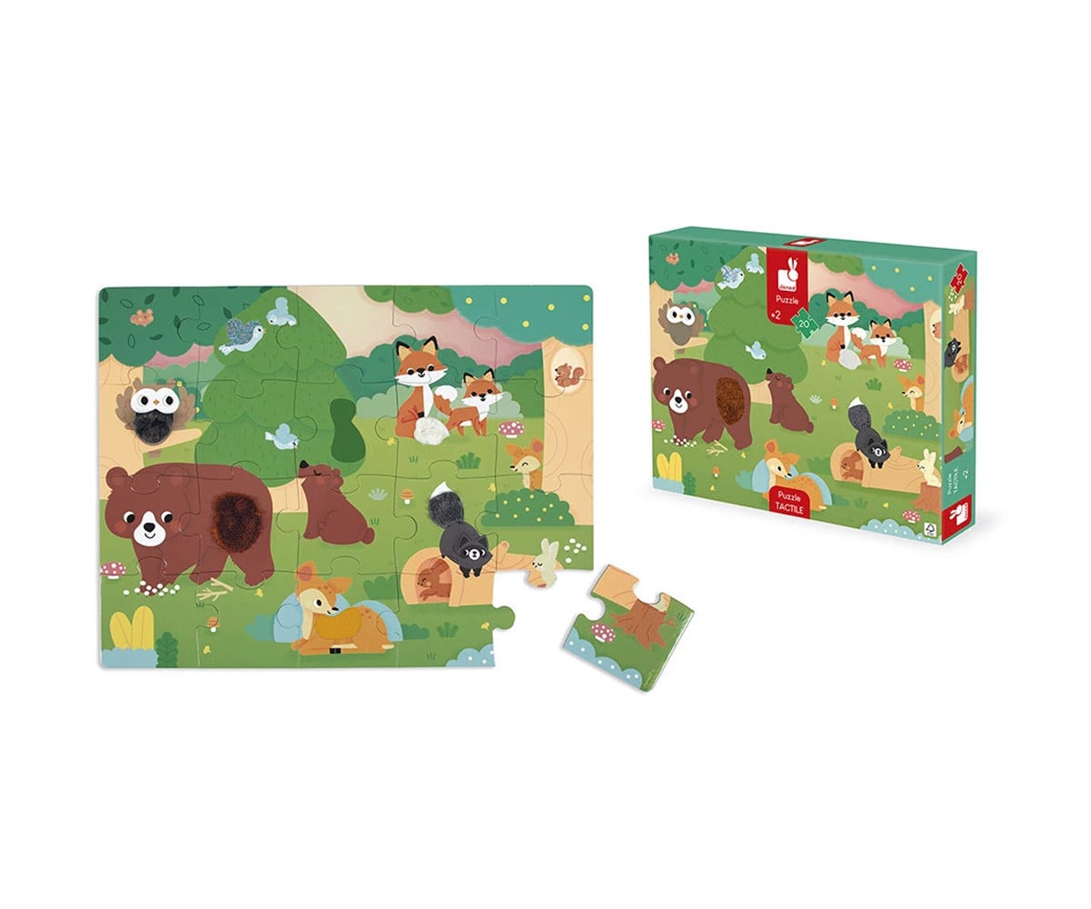 Puzzle Táctil El Bosque 20 Piezas