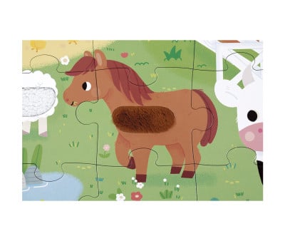 Puzzle Táctil La Granja 20 Piezas
