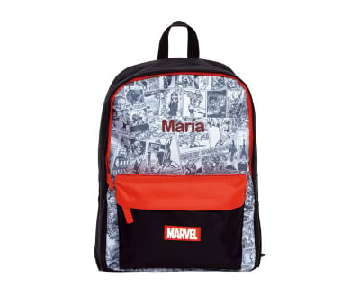 Mochila Junior Clásicos Marvel Personalizable