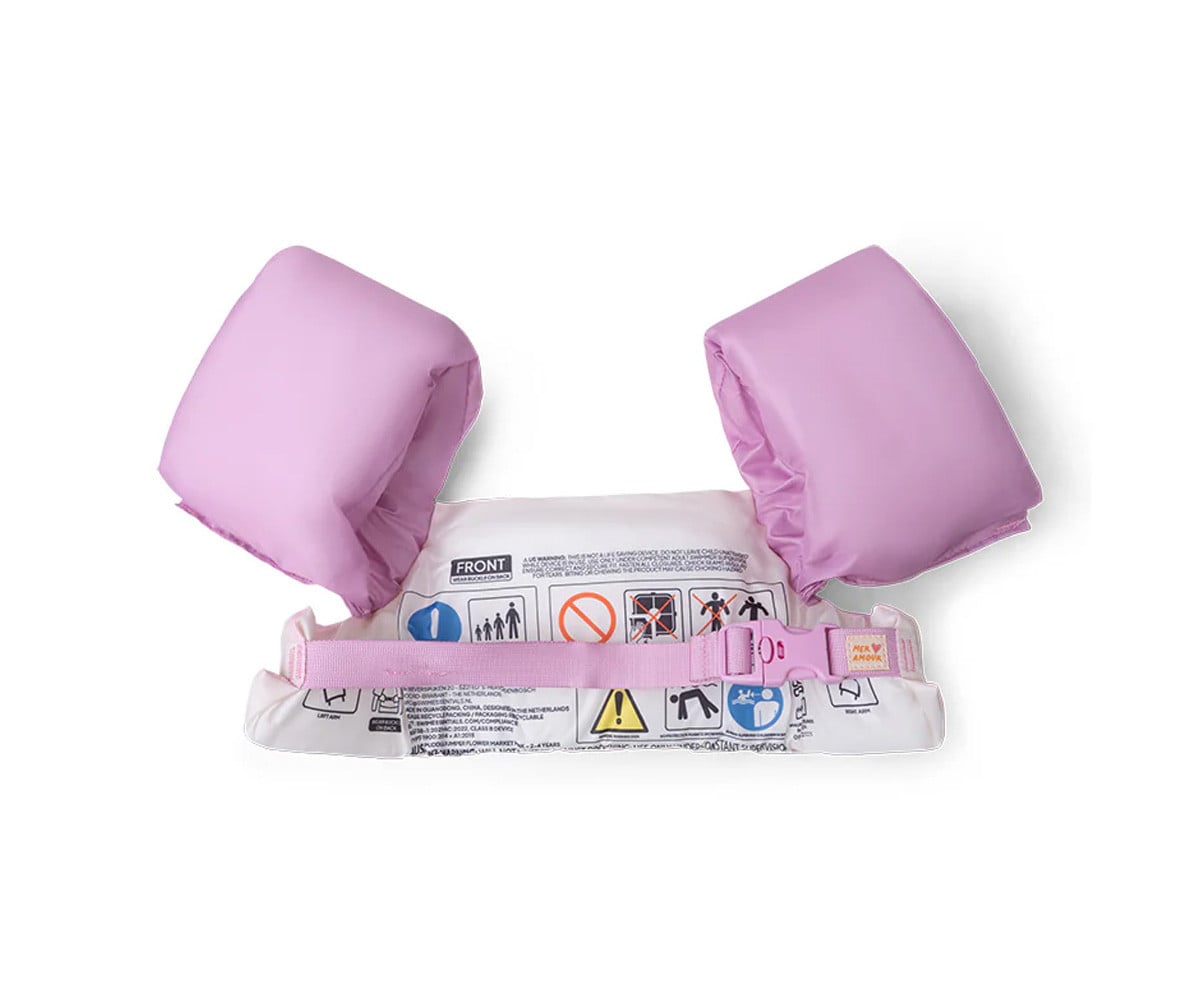 Chaleco con Manguitos Pink Flower 2-6 ños