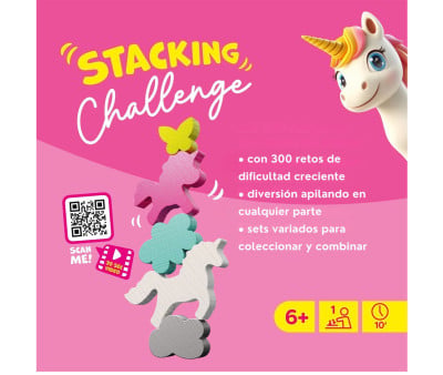 Tabletop Game Stacking Challenge Unicorns