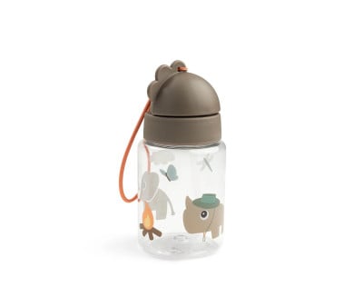 Botella con Pajita Tritán Tiny Trails Sand 280ml
