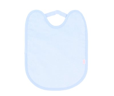 Bavaglio Spugna Plastificato Asilo Blue