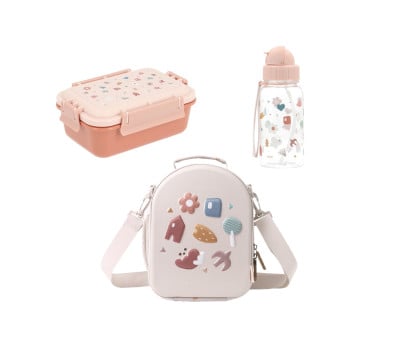 Pack Déjeuner Enfant Geometric Nature Personnalisable