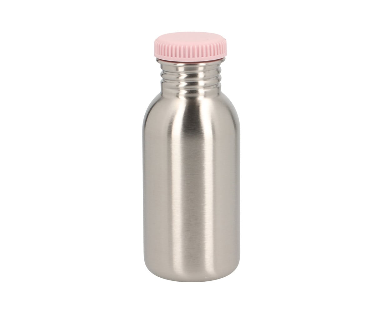 Gourde en Acier Basique Pop Pink Personnalisable 500 ml
