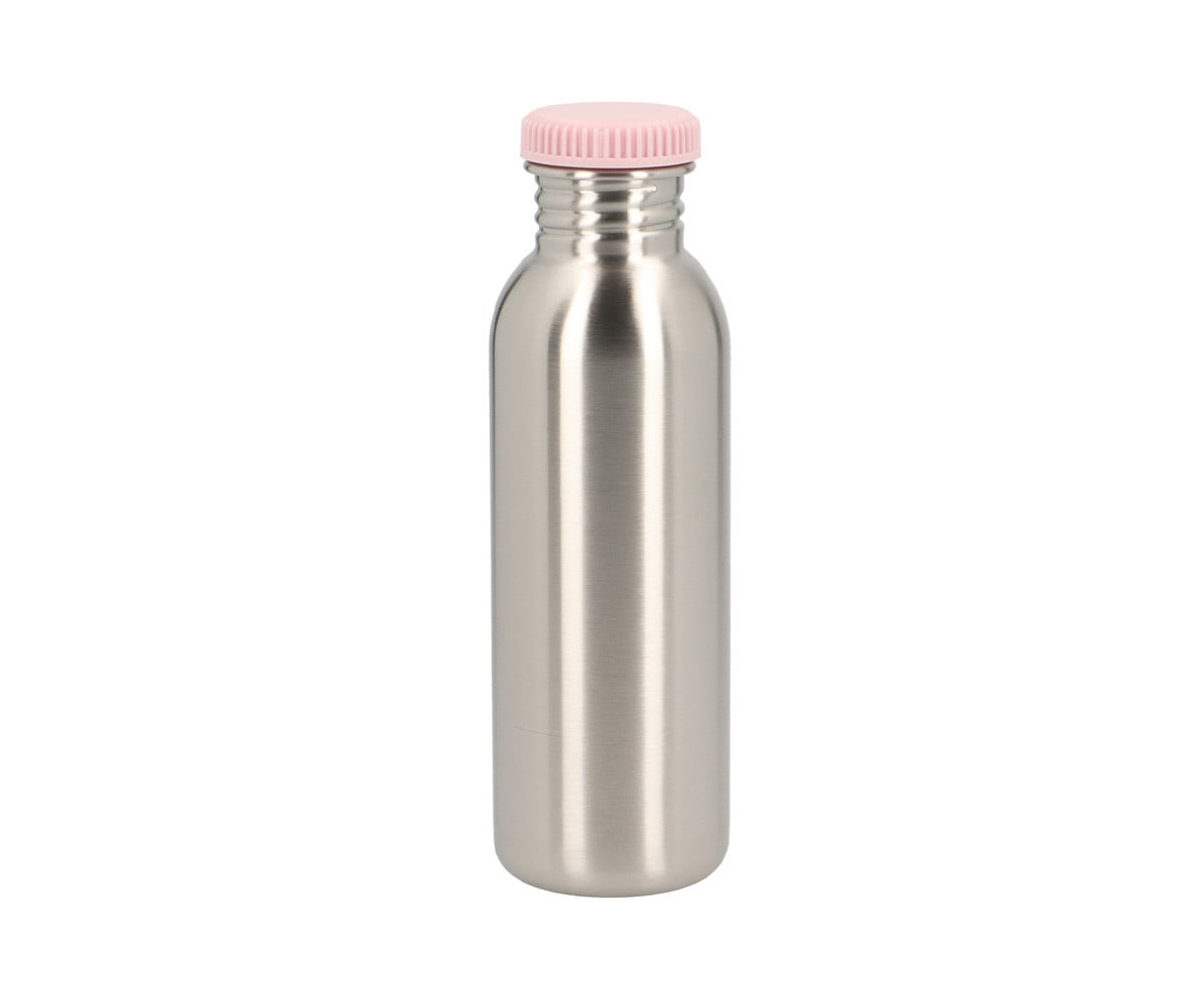 Gourde en Acier Basique Pop Pink Personnalisable 750 ml