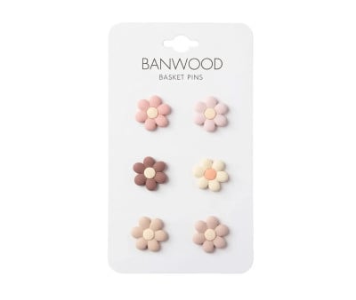 Pines Decorativos Cestas Banwood Flores