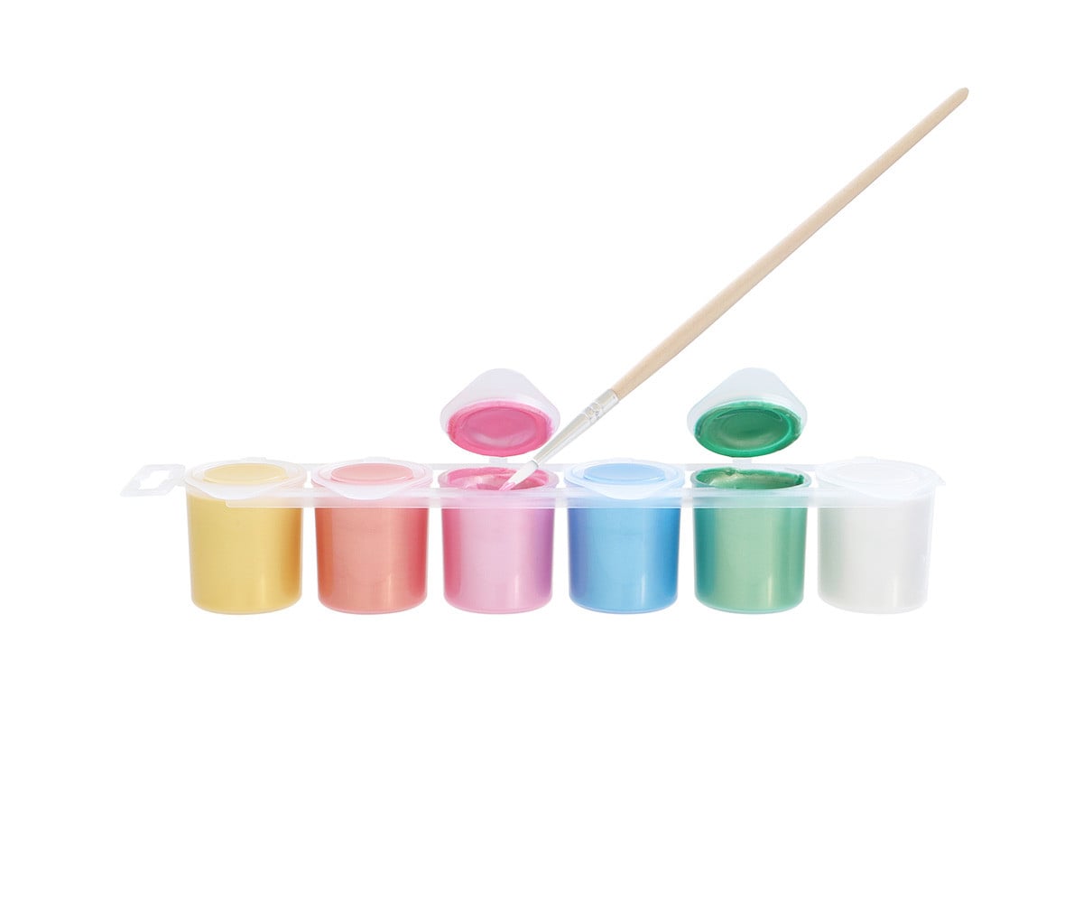 6 Botes de Témperas Pearl 25ml