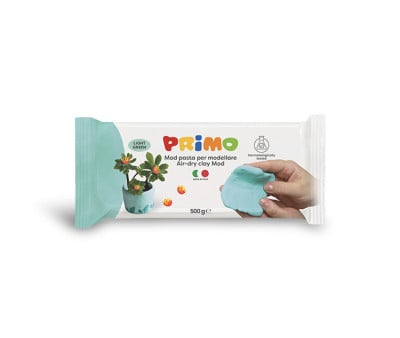 Pasta de modelagem verde pastel 500 gr 