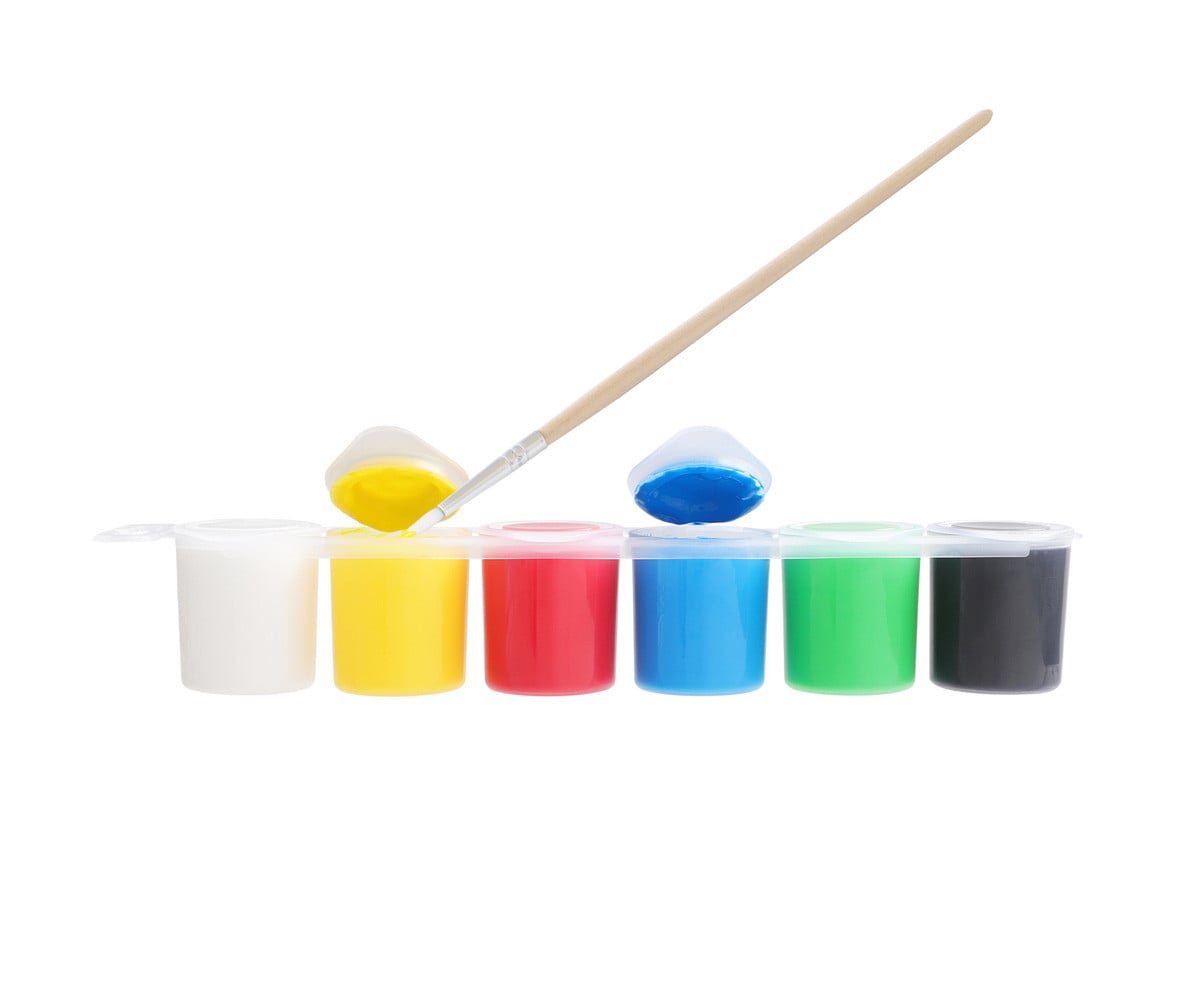 6 Botes de Témperas Basic 25ml