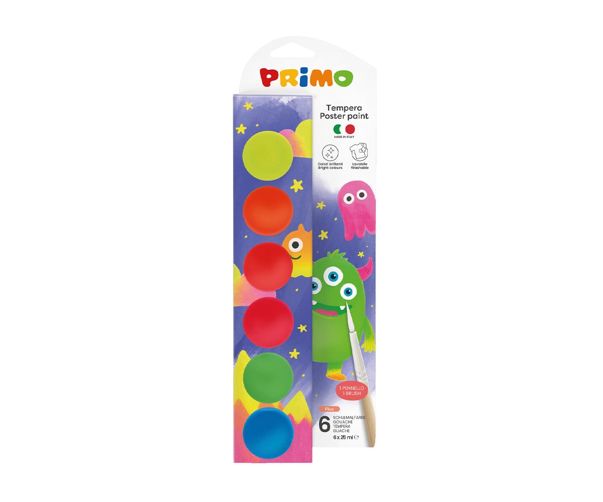 6 frascos pinturas Néon 25ml
