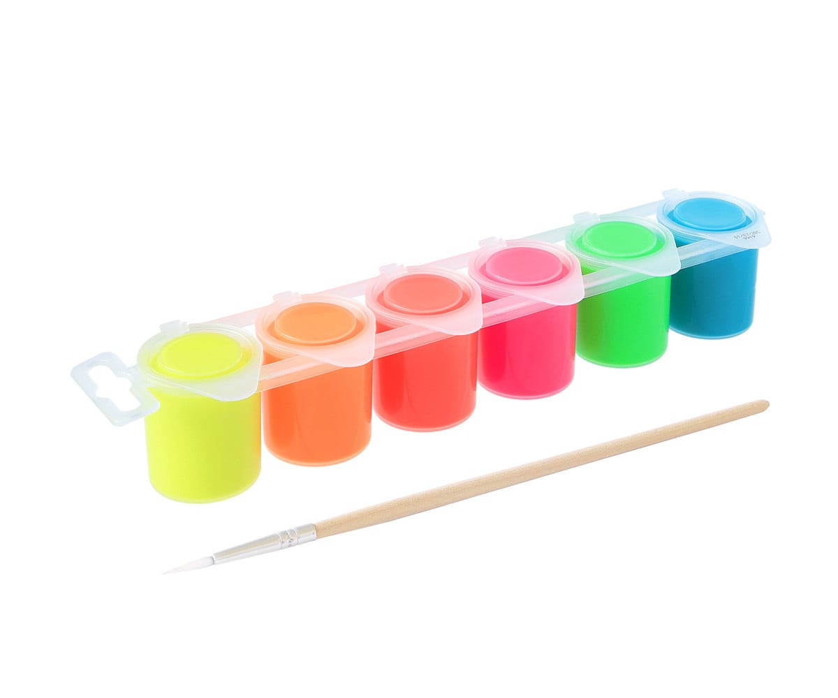 6 frascos pinturas Néon 25ml