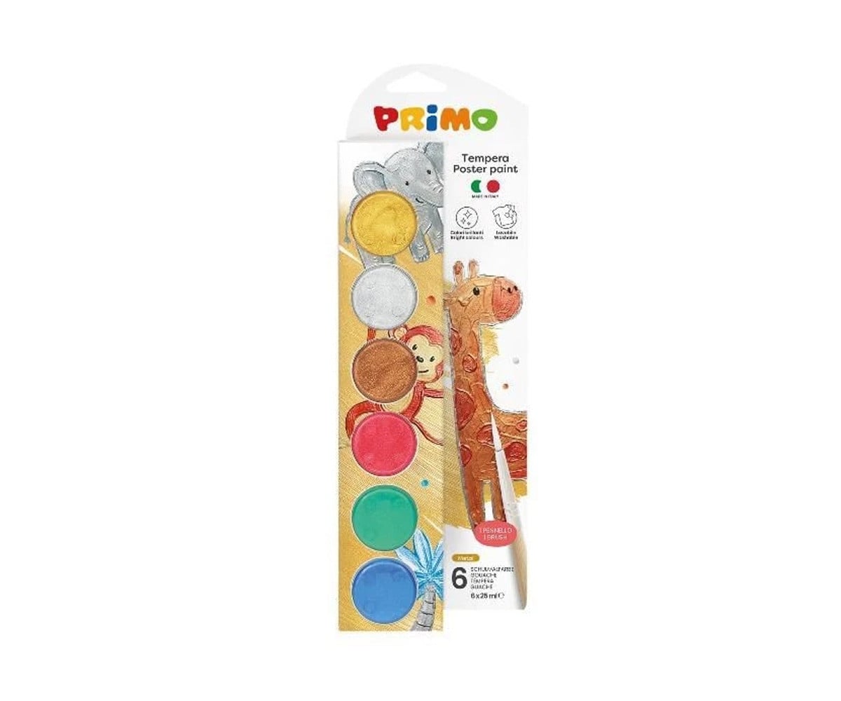 6 frascos pinturas Metal 25ml