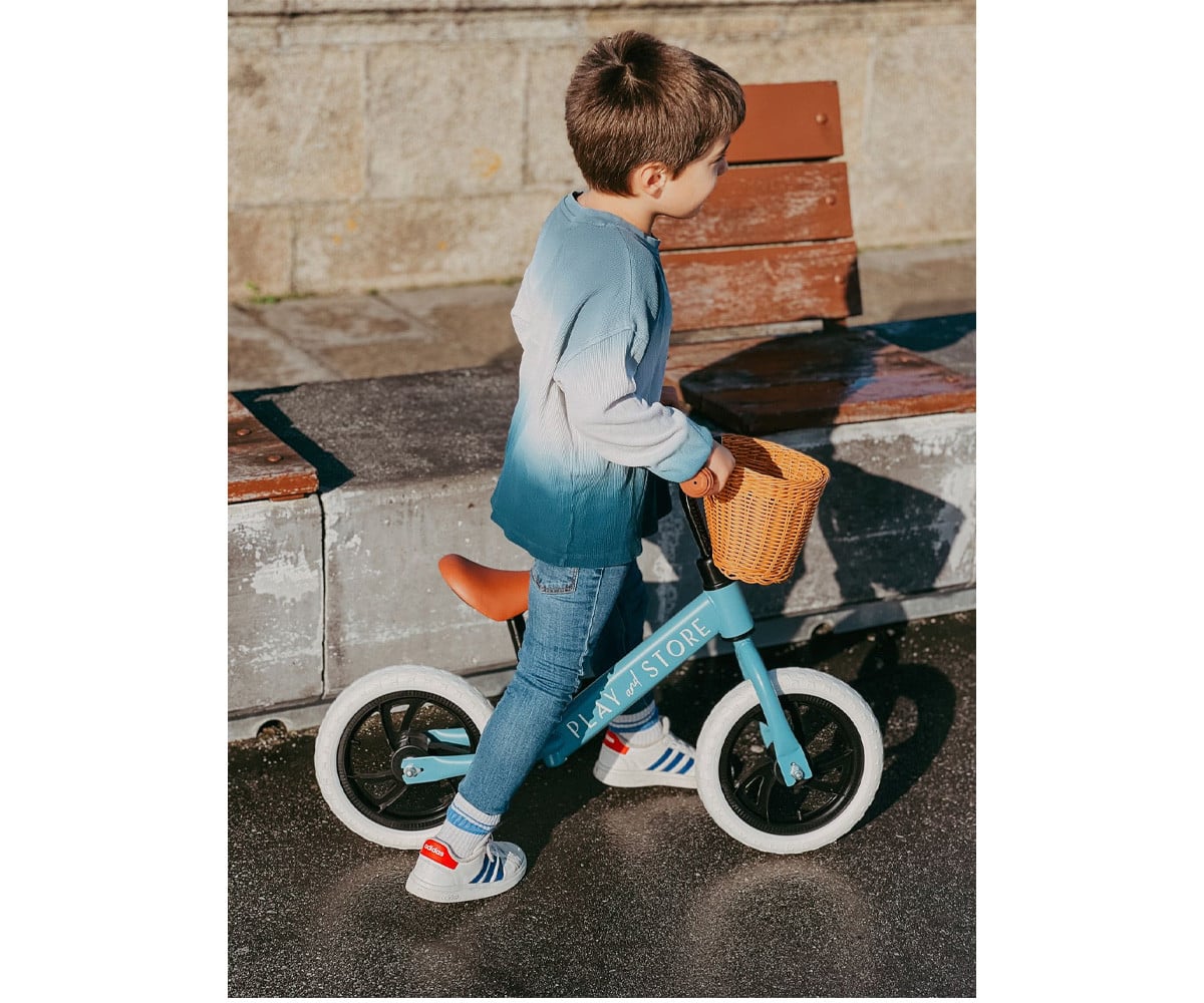 Bicicleta Equilíbrio Premium Light Blue