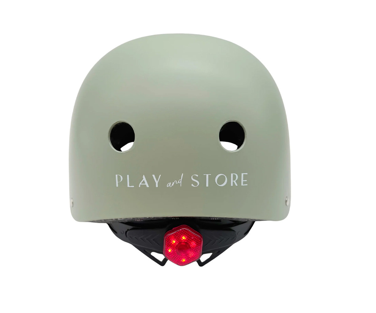 Casco Light Green con Luce