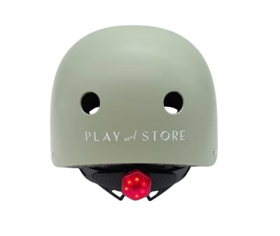 Casco Light Green con Luce