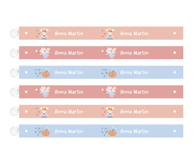 6 Appendi Biancheria Mouse Fairies Personalizzati
