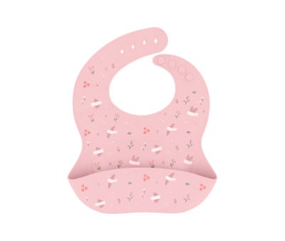 Babete Silicone Blossom Birds