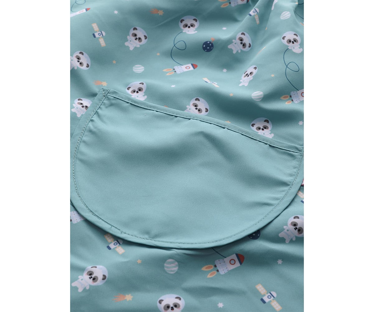 Babi con Bolsillo Pandas in Space Personalizable